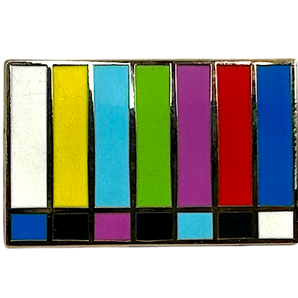 Color Bars Plain Pin